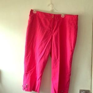 Hot Pink Capri Pants